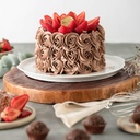 Torta de Brigadeiro com Morango